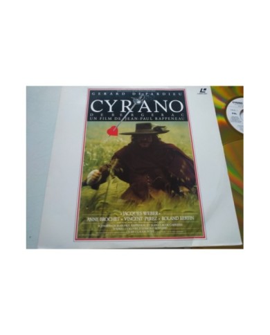 Cyrano De Bergerac Gerard DePardieu Rappeneau - 2 x LASERDISC LD Frances PAL Cyrano De Bergerac Gerard DePardieu Rappeneau - 2 x LASERDISC LD Frances PAL