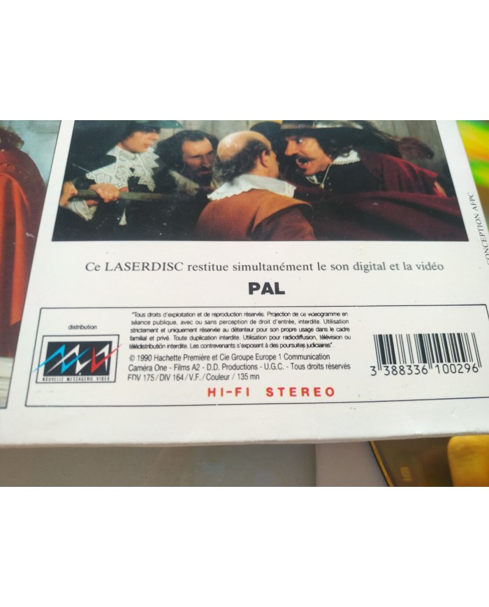 Cyrano De Bergerac Gerard DePardieu Rappeneau - 2 x LASERDISC LD Frances PAL