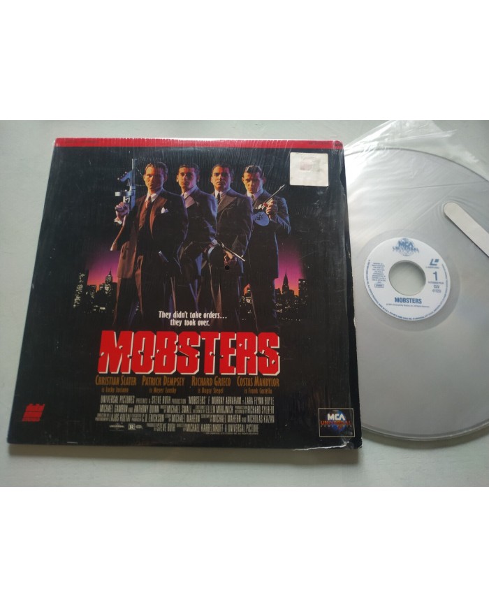 Mobsters Christian Slater Dempsey Grieco Mandylor - LASERDISC LD Ingles NTSC