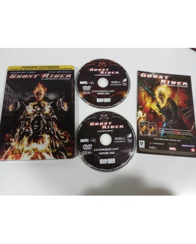 GHOST RIDER EL MOTORISTA FANTASMA - 2 X DVD STEELBOOK ESPAÑOL ENGLISH MARVEL 3T GHOST RIDER EL MOTORISTA FANTASMA - 2 X DVD STEELBOOK ESPAÑOL ENGLISH MARVEL 3T