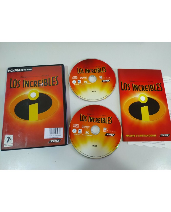 LOS INCREIBLES Disney Pixar THQ - Juego para PC 2 x CD-Rom Español