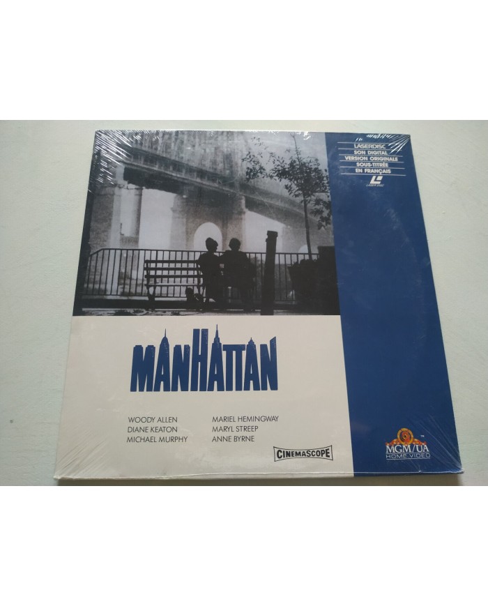 Manhattan Woody Allen Keaton Maryl Streep LASERDISC LD Ingles Frances PAL Nuevo