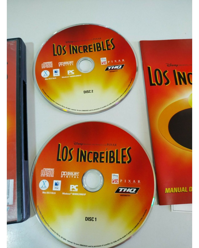 LOS INCREIBLES Disney Pixar THQ - Juego para PC 2 x CD-Rom Español