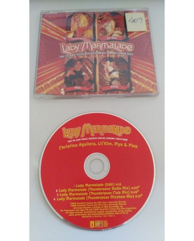 LADY MARMALADE MOULIN ROUGE MAXI SIGLE CD 4 TRACKS MEGA RARE!!!