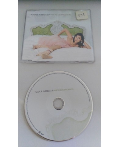NATALIE IMBRUGLIA WRONG IMPRESSION MAXI SIGLE CD 3 TRACKS 2002 BMG Am