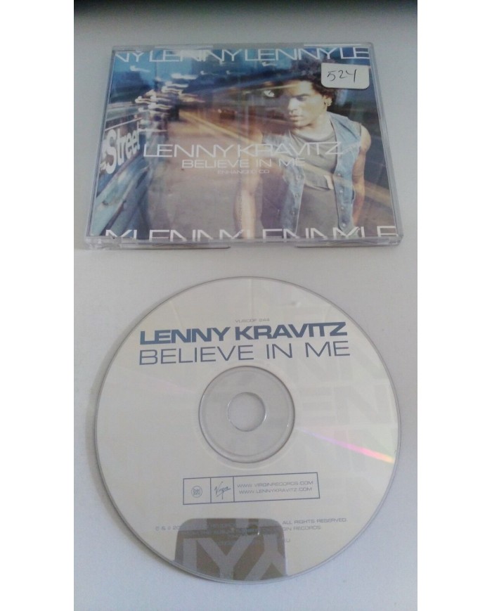 LENNY KRAVITZ BELIEVE IN ME MAXI SIGLE CD 4 TRACKS 2002 Virgin Am
