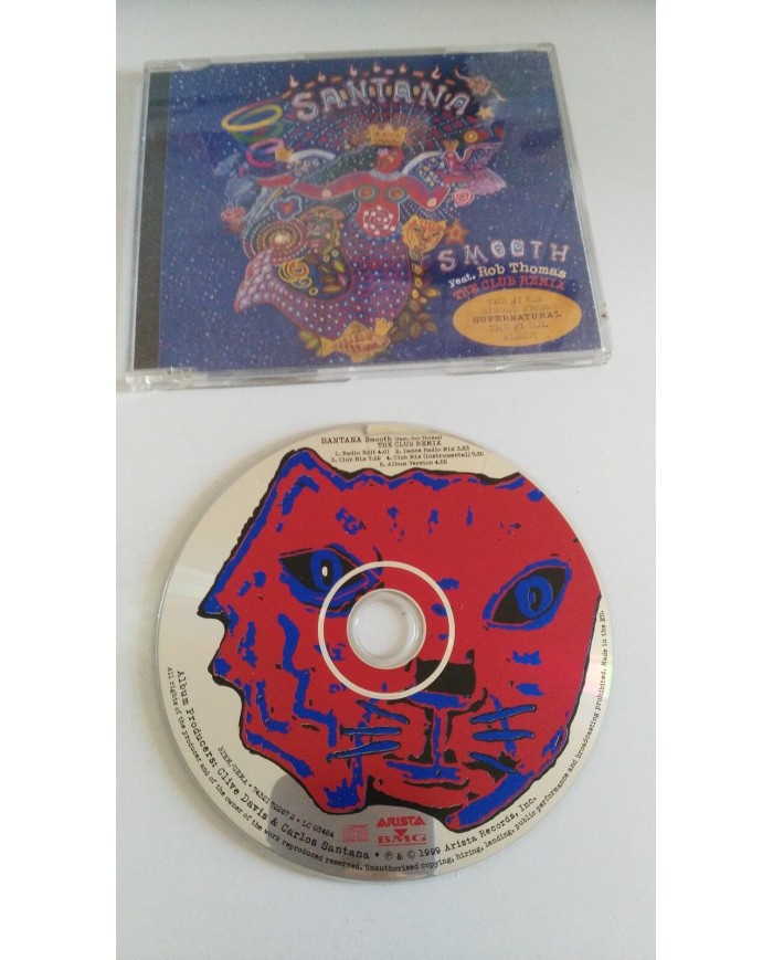 SANTANA SMOOTH FEAT ROB THOMAS 1999 BMG MAXI SIGLE CD 5 TRACKS Am