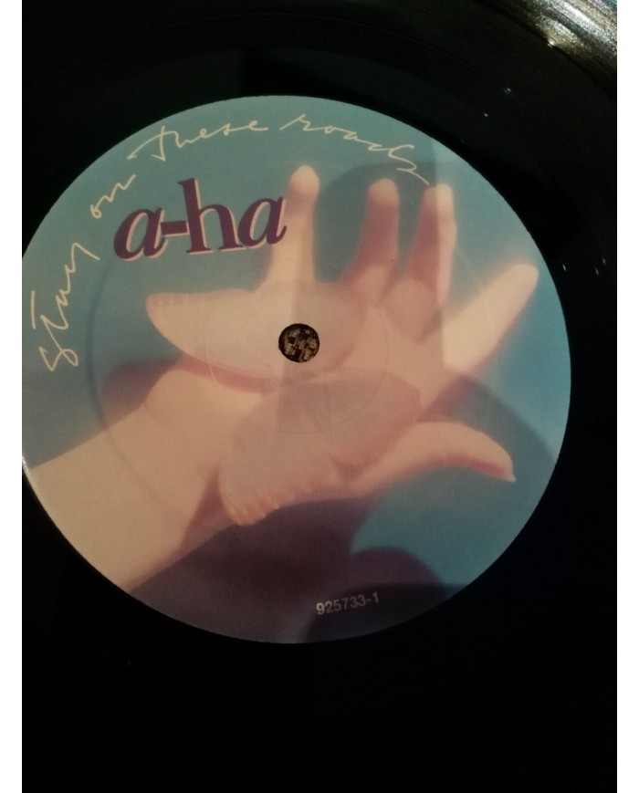 A-HA STAY ON THESE ROADS LP Vinilo 12" VG/VG Spain Ed First Press 1988 WARNER Am