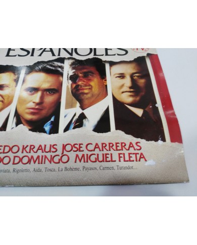 GRANDES TENORES ESPAÑOLES - 2 LP -VG/VG CARRERAS PLACIDO DOMINGO KRAUS FLETA GRANDES TENORES ESPAÑOLES - 2 LP -VG/VG CARRERAS PLACIDO DOMINGO KRAUS FLETA