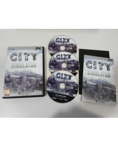 CITY SIMULATOR JUEGO PC 3 X DVD-ROM ESPAÑOL FX INTERACTIVE - AM CITY SIMULATOR JUEGO PC 3 X DVD-ROM ESPAÑOL FX INTERACTIVE - AM
