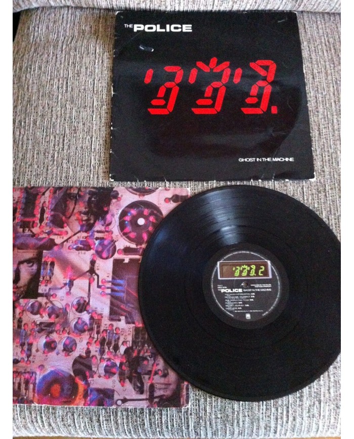 THE POLICE - GHOST IN THE MACHINE - LP 12" G+/VG 1981 SPANISH EDIT ORIG PRESS