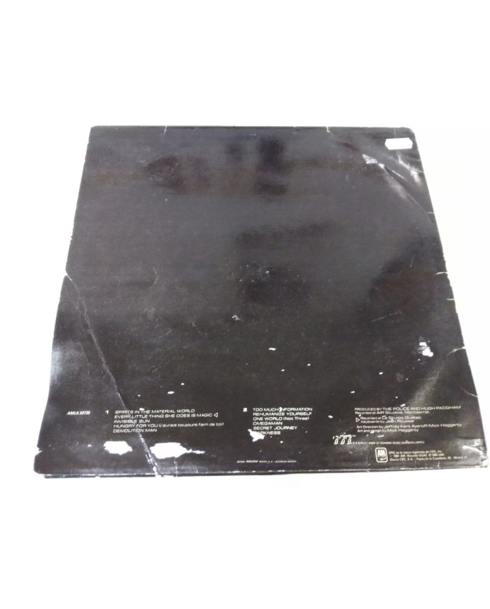 THE POLICE - GHOST IN THE MACHINE - LP 12" G+/VG 1981 SPANISH EDIT ORIG PRESS