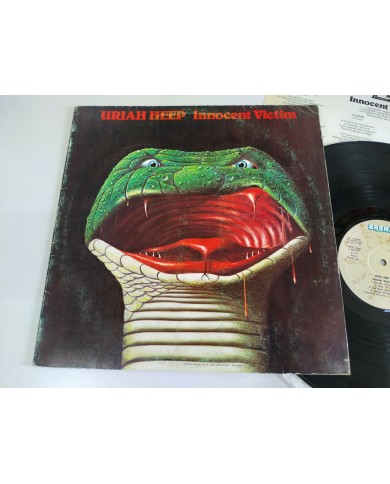 URIAH HEEP INNOCENT VICTIM - LP 12" G+/VG SPANISH FIRST PRESS 1977 BRONZE - 3T URIAH HEEP INNOCENT VICTIM - LP 12" G+/VG SPANISH FIRST PRESS 1977 BRONZE - 3T