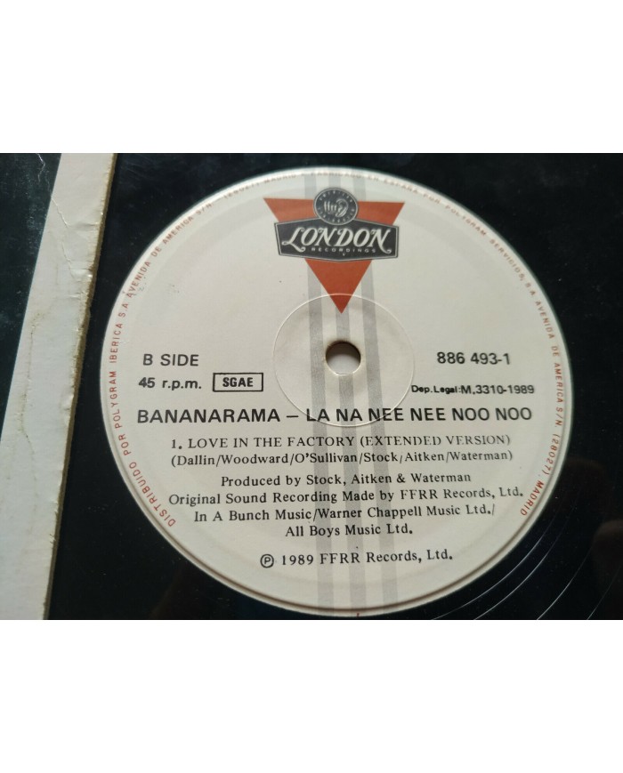 BANANARAMA - HELP - MAXI LP - VINILO - 1989 G+/VG SPANH ED Am