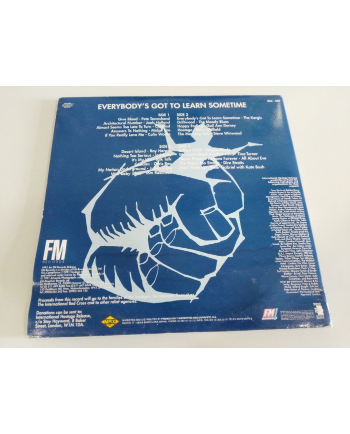 INTERNATIONAL HOSTAGE RELEASE EVERYBODY'S GOT TO LEARN SOMETIME 2 LP VINYL