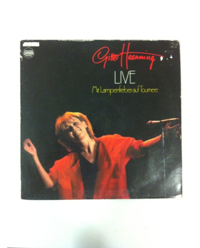 GITTE HAENNING - LIVE - 2 LP - VINYL VINILO DOBLE G+/VG