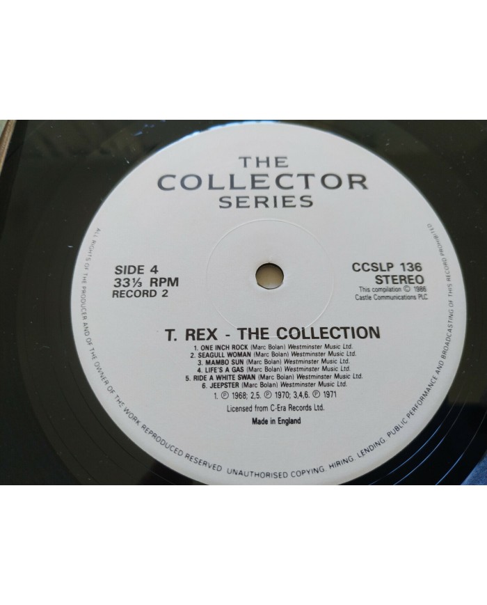 T-REX THE COLLECTION UK Edition - 2 x LP VINILO 12" Gatefold VG/VG CCSLP136 Am