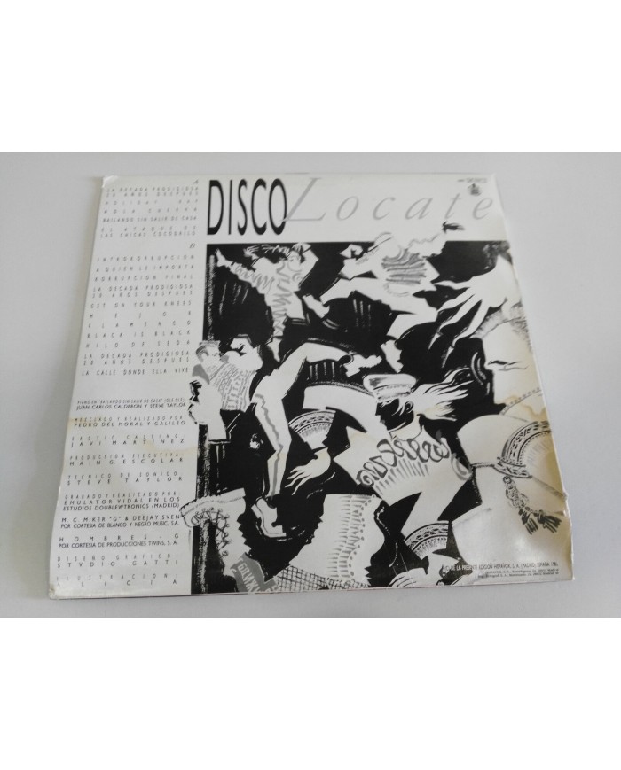 DISCO LOCATE - LP - VINILO - VINYL 12" 1986 Original Press G+/VG Alaska Dinarama