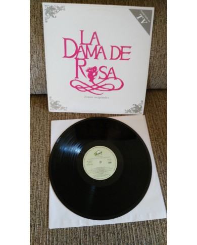 LA DAMA DE ROSA BSO OST LP 12" VG/VG+ 1991  SPANISH EDIT FIRST PRESS LA DAMA DE ROSA BSO OST LP 12" VG/VG+ 1991  SPANISH EDIT FIRST PRESS