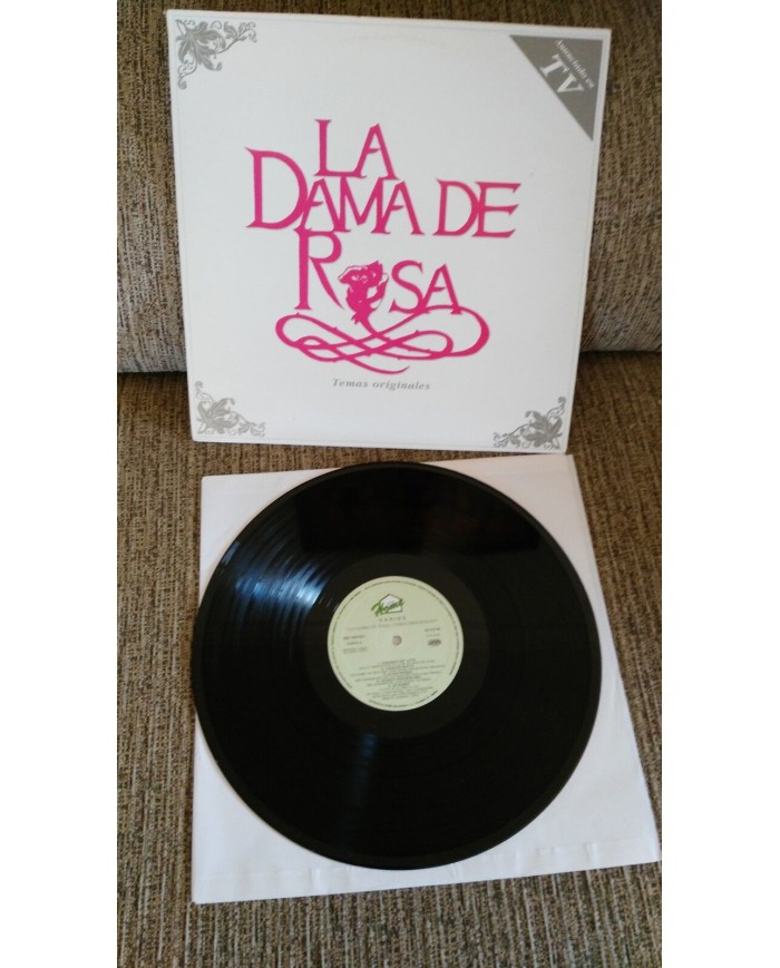 LA DAMA DE ROSA BSO OST LP 12" VG/VG+ 1991  SPANISH EDIT FIRST PRESS
