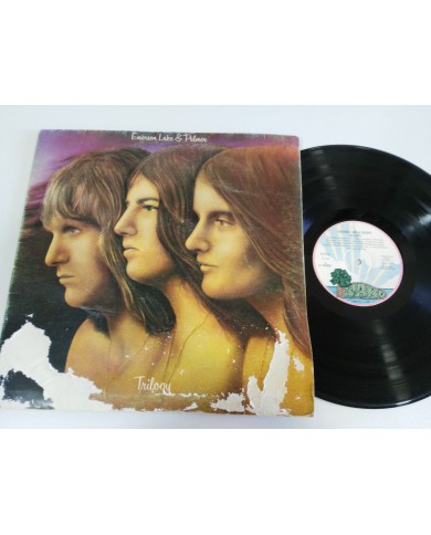 EMERSON LAKE & PALMER TRILOGY LP 12" G+/VG SPANISH ED 1972 GATEFOLD FIRST PRESS EMERSON LAKE & PALMER TRILOGY LP 12" G+/VG SPANISH ED 1972 GATEFOLD FIRST PRESS
