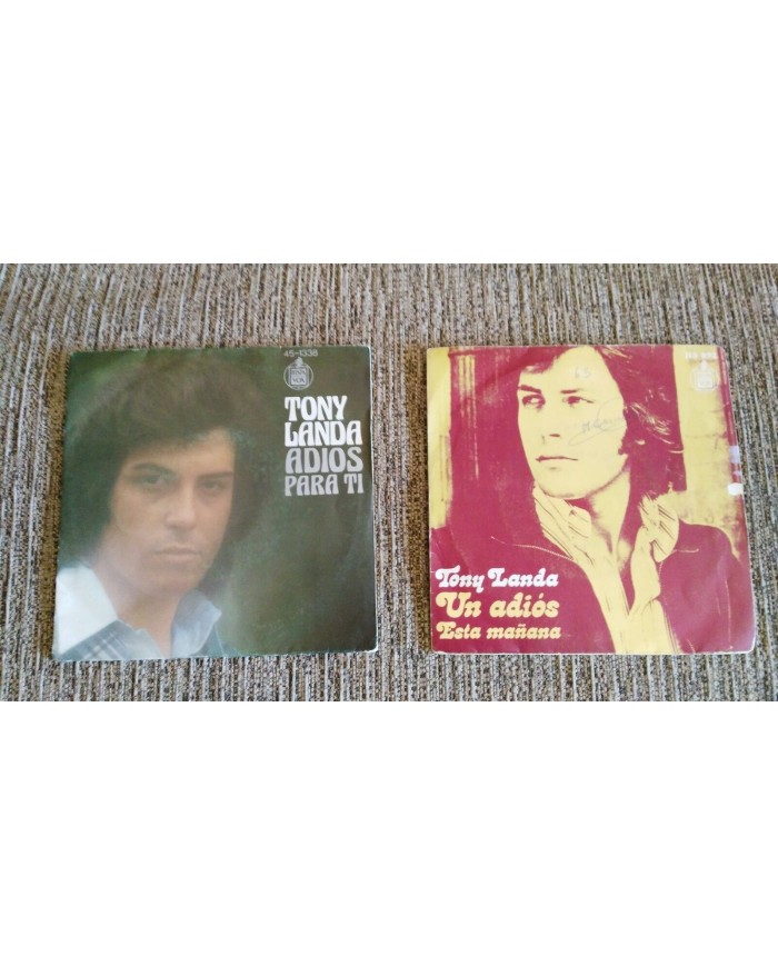 TONY LANDA - LOTE JOB LOT 2 X SINGLE 7" VINILO VINYL MEGA RARE!!!