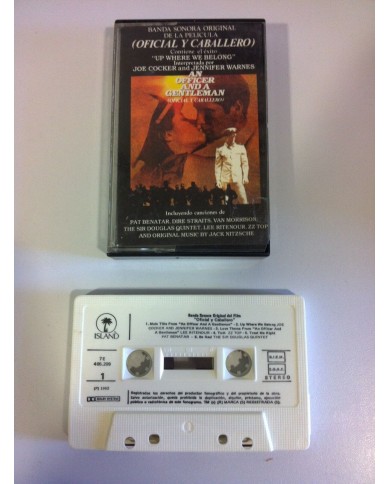 OFICIAL Y CABALLERO - BSO OST - CINTA TAPE CASSETTE 1982 - SPANISH EDITION
