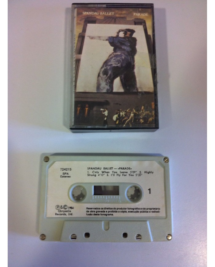 SPANDAU BALLET - PARADE - CINTA TAPE CASSETTE 1984 - SPANISH EDITION