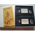 El Quijote Cervantes Manuel Gutierrez Aragon Fernando Rey - 2 x VHS Español 3T