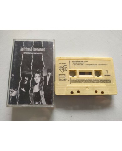KATRINA & THE WAVES - BREAK OF HEARTS - CINTA TAPE CASSETTE 1989 - SPANISH ED Am