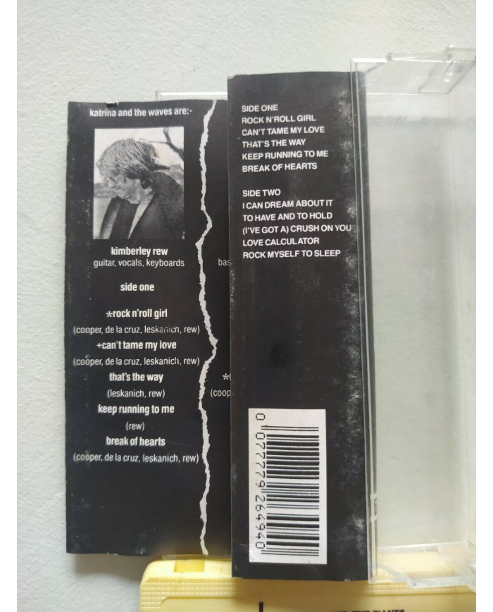 KATRINA & THE WAVES - BREAK OF HEARTS - CINTA TAPE CASSETTE 1989 - SPANISH ED Am