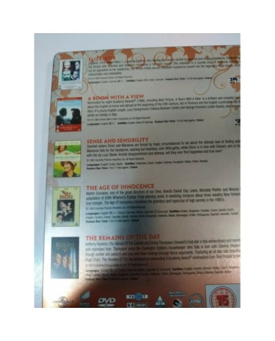 COSTUME DRAMAS - ELISABETH - SENSE & SENSIBILITY AND 3 MORE 5 DVD STEELBOOK - AM