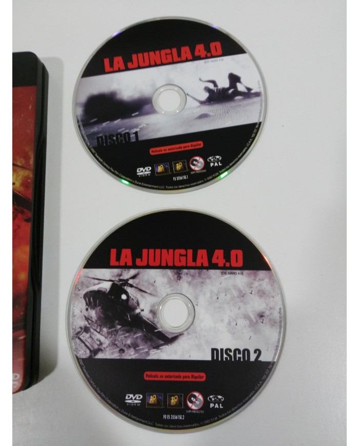 LA JUNGLA DE CRISTAL 4.0 DIE HARD 4.0 - 2 DVD STEELBOOK ESPAÑOL ENGLISH - AM