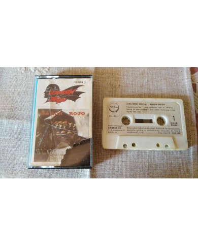 BARON ROJO VOLUMEN BRUTAL CINTA TAPE CASSETTE CHAPA DISCOS 1981 SPANISH EDITION