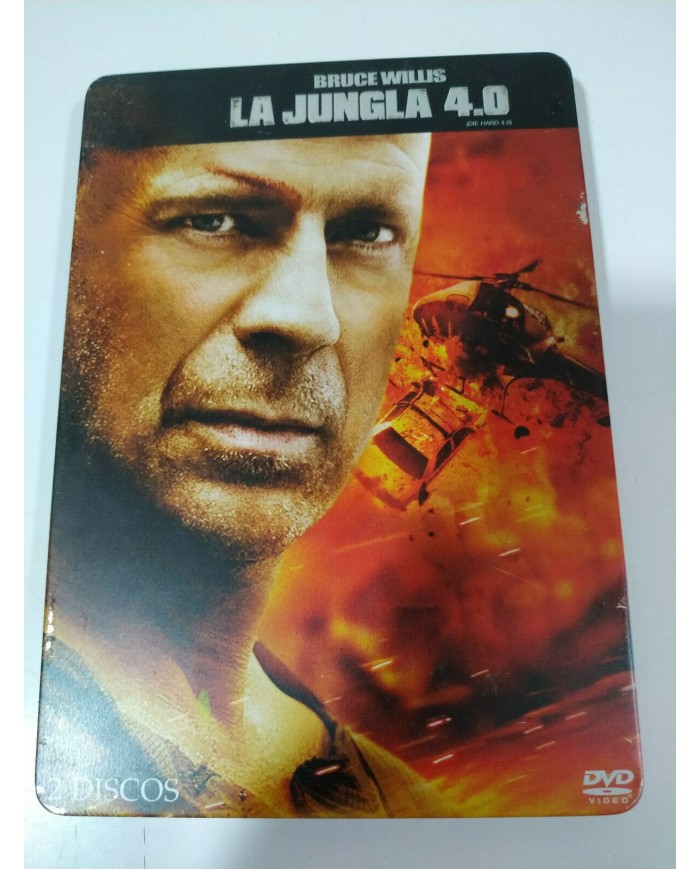 LA JUNGLA DE CRISTAL 4.0 DIE HARD 4.0 - 2 DVD STEELBOOK ESPAÑOL ENGLISH - AM