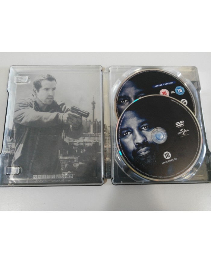 SAFE HOUSE - BLU-RAY + DVD - STEELBOOK - DENZEL WASHINGTON RYAN REYNOLDS - AM