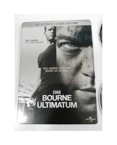 BOURNE ULTIMATUM 2 DVD STEELBOOK ENGLISH DEUTSCH - GERMAN EDITION MATT DAMON AM BOURNE ULTIMATUM 2 DVD STEELBOOK ENGLISH DEUTSCH - GERMAN EDITION MATT DAMON AM