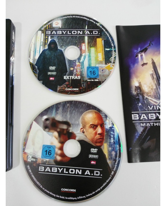 BABYLON A.D. 2 DVD STEELBOOK ENGLISH DEUTSCH - GERMAN EDITION VIN DIESEL - AM