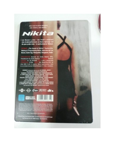 NIKITA - 2 DVD STEELBOOK FRENCH DEUTSCH - GERMAN EDITION LUC BESSON - AM NIKITA - 2 DVD STEELBOOK FRENCH DEUTSCH - GERMAN EDITION LUC BESSON - AM