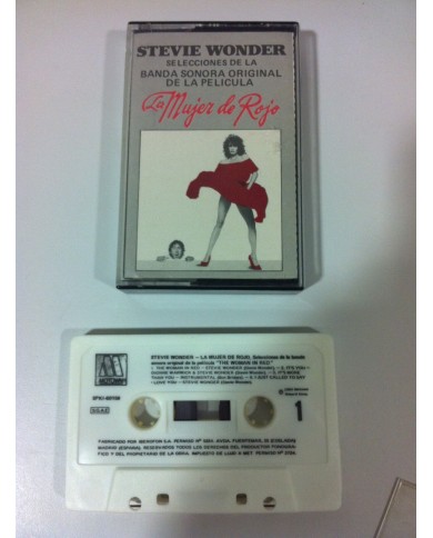 LA MUJER DE ROJO WOMAN IN RED OST BSO - CINTA TAPE CASSETTE - SPANISH ED MOTOWN