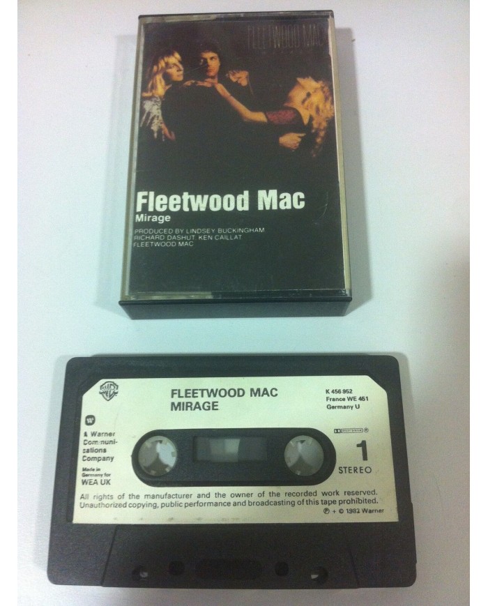 FLEETWOOD MAC - MIRAGE - CINTA TAPE CASSETTE - WEA 1982 K 456 952 GERMAN EDITION