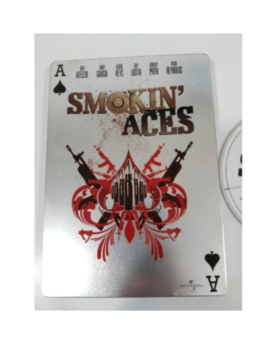 SMOKIN ACES DVD STEELBOOK ENGLISH DEUTSCH - GERMAN EDITION + EXTRAS + COMIC - AM SMOKIN ACES DVD STEELBOOK ENGLISH DEUTSCH - GERMAN EDITION + EXTRAS + COMIC - AM
