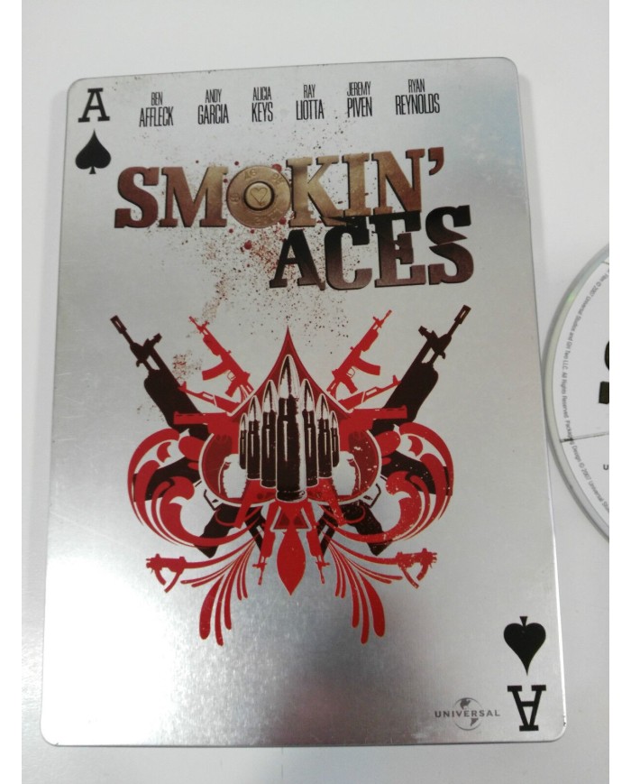 SMOKIN ACES DVD STEELBOOK ENGLISH DEUTSCH - GERMAN EDITION + EXTRAS + COMIC - AM