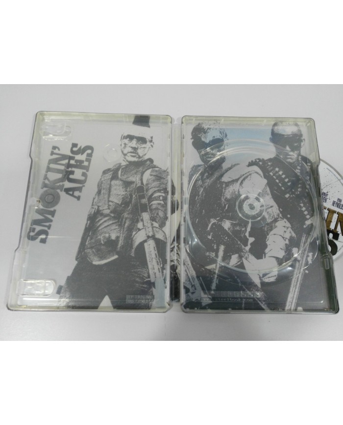 SMOKIN ACES DVD STEELBOOK ENGLISH DEUTSCH - GERMAN EDITION + EXTRAS + COMIC - AM
