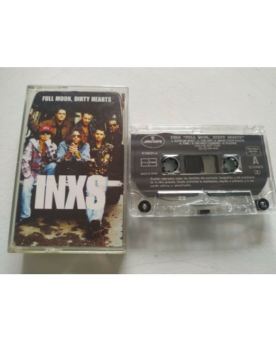 INXS FULL MOON, DIRTY HEARTS - CINTA TAPE CASSETTE - MERCURY 518637-4 Am