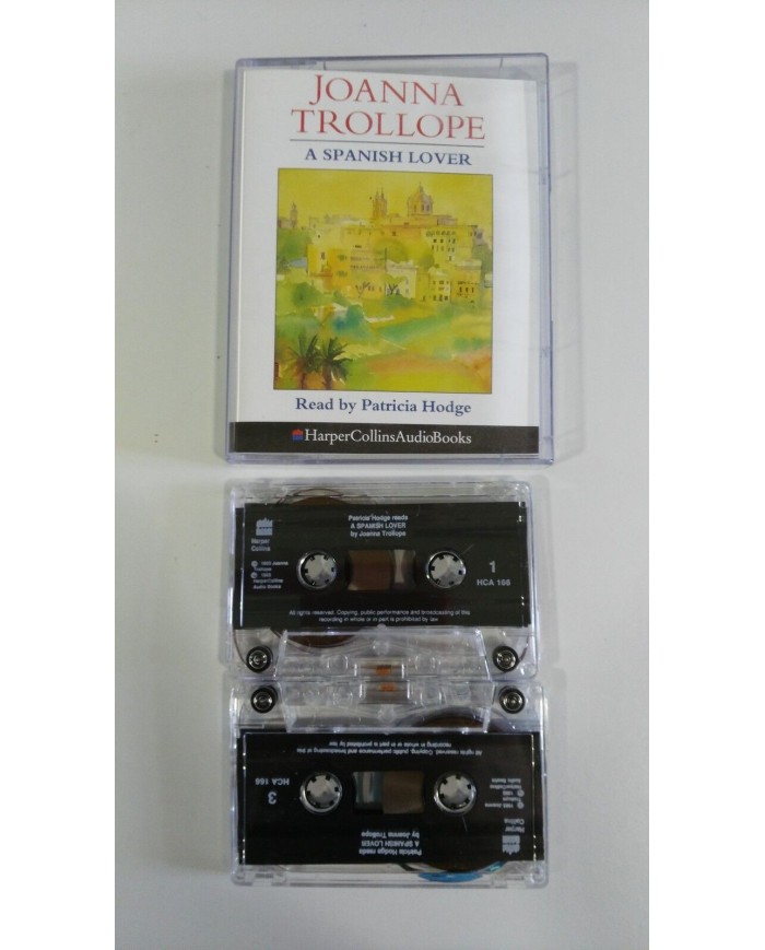 JOANNA TROLLOPE A SPANISH LOVER HODGE - LOTE 2 X CINTA TAPE CASSETTE Am