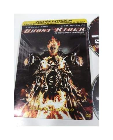 GHOST RIDER EL MOTORISTA FANTASMA - 2 X DVD STEELBOOK ESPAÑOL ENGLISH MARVEL 3T GHOST RIDER EL MOTORISTA FANTASMA - 2 X DVD STEELBOOK ESPAÑOL ENGLISH MARVEL 3T