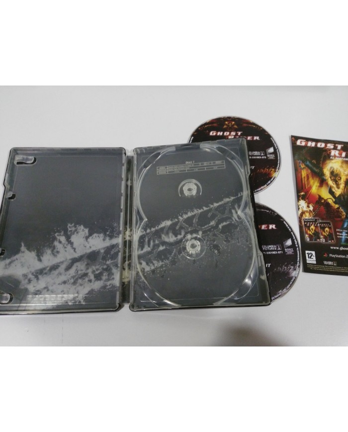 GHOST RIDER EL MOTORISTA FANTASMA - 2 X DVD STEELBOOK ESPAÑOL ENGLISH MARVEL 3T