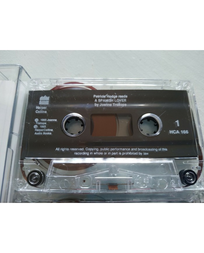 JOANNA TROLLOPE A SPANISH LOVER HODGE - LOTE 2 X CINTA TAPE CASSETTE Am