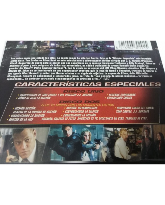 MISION IMPOSIBLE III - M:I:III - 2 X DVD STEELBOOK ESPAÑOL ENGLISH TOM CRUISE AM